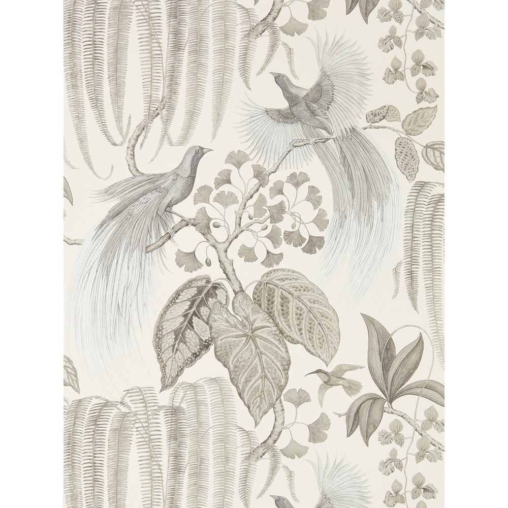 Bird Of Paradise Wallpaper 216652 by Sanderson in Linen Beige